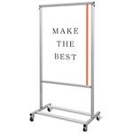 スマートメッセージスタンド A1両面 キャスターセット 常磐精工