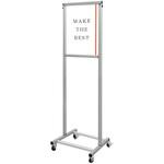 スマートメッセージスタンド A3両面 キャスターセット 常磐精工