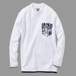 レイヤード風長袖Tシャツ(裏綿) VILEA