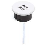 埋込充電用USBコンセント USB-TWIN型 LAMP(スガツネ)