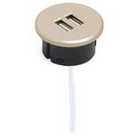 埋込充電用USBコンセント USB-TWIN型 LAMP(スガツネ工業) 埋込