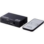 HDMI切替器 2～5ポート 入力 出力×1 PC ゲーム機 マルチディスプレイ ミラーリング 専用リモコン付き エレコム