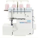 オーバーロックミシン 2本針4本糸差動送り付きオーバーロックミシンイージースレッダー採用 ホワイト 350X340X310mm JUKI