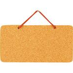 プレートひも付き 無地 コルク製 光