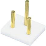 メニュー立て 三本柱 ゴールド 光