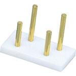 メニュー立て 四本柱 ゴールド 光