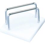 メニュー立て アーム型 シルバー 光