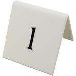 サインプレート テーブルナンバー山型 両面表示 光