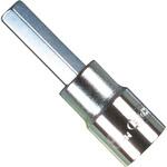 六角ソケットビット 標準寸法(差込角9．5mm) 7mm 単品 エイト