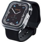 アップルウォッチ シリーズ 7 [ 45mm ] 保護ケース 全面保護 ガラス PC素材 高透明 硬度10H 液晶 側面保護 エレコム