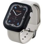 アップルウォッチ シリーズ 7 [ 41mm ] 保護ケース 全面保護 ガラス PC素材 高透明 硬度10H 液晶 側面保護 エレコム