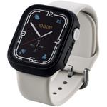 アップルウォッチ シリーズ 7 [ 41mm ] 保護ケース 全面保護 ガラス PC素材 反射防止 硬度9H 液晶 側面保護 エレコム