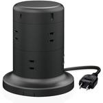 電源タップ コンセント×8個口 (USB-C×2 USB-A×3) 45W タワー型 エレコム