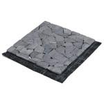 天然石マット 防草シート付き YAMAZEN(山善)