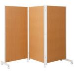 キャスター付き連結パーテーション高さ180cm ナチュラル ストア・エキスプレス