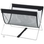 ミニサイドワゴン メッシュ×レザー調 ストア・エキスプレス