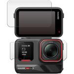 液晶保護フィルム Insta360 Ace Pro 2 ( バックモニター用 / フロント用 / レンズ用 3枚セット ) 対応 高硬度9H ブルーライトカット反射防止 互換品 メディアカバーマーケット