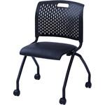 ミーティングチェア キャスター付き ネスティング YAMAZEN(山善)