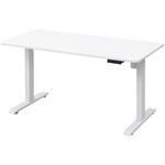 電動昇降デスク メモリー機能付き 幅140 奥行60 高さ71-116cm YAMAZEN(山善)