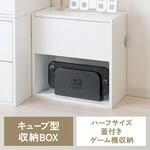 収納ボックス キューブ型 開閉蓋付小型 サンワダイレクト