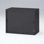 HTM-069RSN-T1 シンラインキャビネット 3枚引戸型(上段・下段兼用) ＜配送時組立サービス付＞ イトーキ
