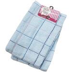 フェイスタオル2枚組 ふんわり無撚糸スクエアステッチ 林