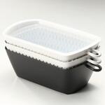 角型チリトリザルボウル フタ付き 4P ヒロショウ