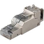 現場成端用 Cat.6A/Cat.6/Cat.5e RJ45シールドモジュラープラグ 日本製線