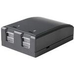 露出型情報アウトレット ローゼットボックス 深型 2個口【10個セット】 日本製線