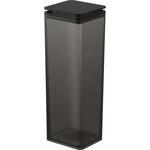 水はね防止フィルター付き両方から注げる冷水筒 タワー ブラック 山崎実業