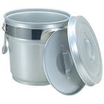 アルミ ステンバンド付 二重保温食缶(中蓋式)Y型 森中製作所