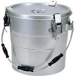 アルミ 一重食缶クリップ付 森中製作所