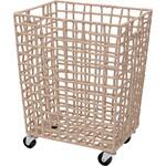 ラフニット ランドリーバスケット キャスター45L ベージュ BRID