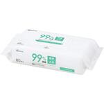 蓋つき除菌ウェットティッシュ ノンアルコールタイプ 80枚入 アイリスオーヤマ