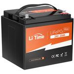 LiTime 24V25Ah電動工具用 リン酸鉄リチウムイオンバッテリー LiTime