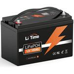 LiTime 12V 100Ah リン酸鉄リチウムイオンバッテリー LiTime
