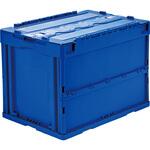 折りたたみコンテナ スライドロックフタ付 60L TRUSCO