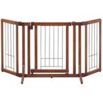 ペット用 木製おくだけドア付ゲート Richell(リッチェル)