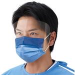 プロフェッショナルマスクⅢ シールドAR ゴム紐フリー ブルー25枚入 オオサキメディカル