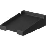 ペンが置けるメモホルダー タワー ブラック 山崎実業