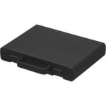 ハンドル付きスリム分別電池ケース タワー ブラック 山崎実業