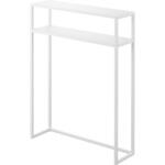 棚付きコンソールテーブル タワー ホワイト 山崎実業