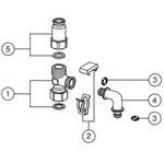 分岐金具ASSY INAX(LIXIL)