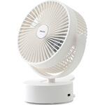 扇風機 卓上&クリップ 風量2段階 360度手動角度調節 アロマ対応 乾電池 USB YAMAZEN(山善)