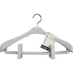 モノクローゼット スーツハンガー スリムクリップ 2本組 シンコハンガー