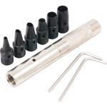 だ円&円パンチセット 6ピース 楕円2.5-3.5-4.5/5.0-7.0-8.0mm FAMILY TOOL