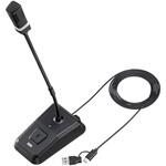 マイクロホン USB TypeC/USB TypeA ノイズキャンセル サンワサプライ