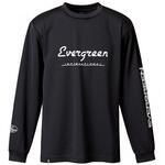 E.G.ドライロングTシャツ Fタイプ ブラック EverGreen INTERNATIONAL