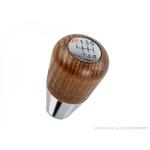 シフトノブ スティックタイプ アッシュウッド/クローム 6速 アイエルモータースポーツ