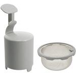 ミニキッチン用ステンレスゴミカゴセット ステンレス ゴミカゴ キッチン 浅型 防臭 ヌメリ防止 賃貸 一人暮らし GAONA(ガオナ)